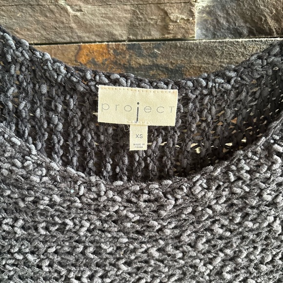 Y/Project Textured Knit Sweater in Charcoal - Picture 2 of 5